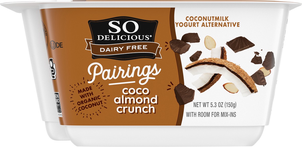 slide 3 of 9, So Delicious Dairy Free Pairings Coconut Milk Yogurt Alternative, Coco Almond Crunch, 5.3 oz., 5.3 oz