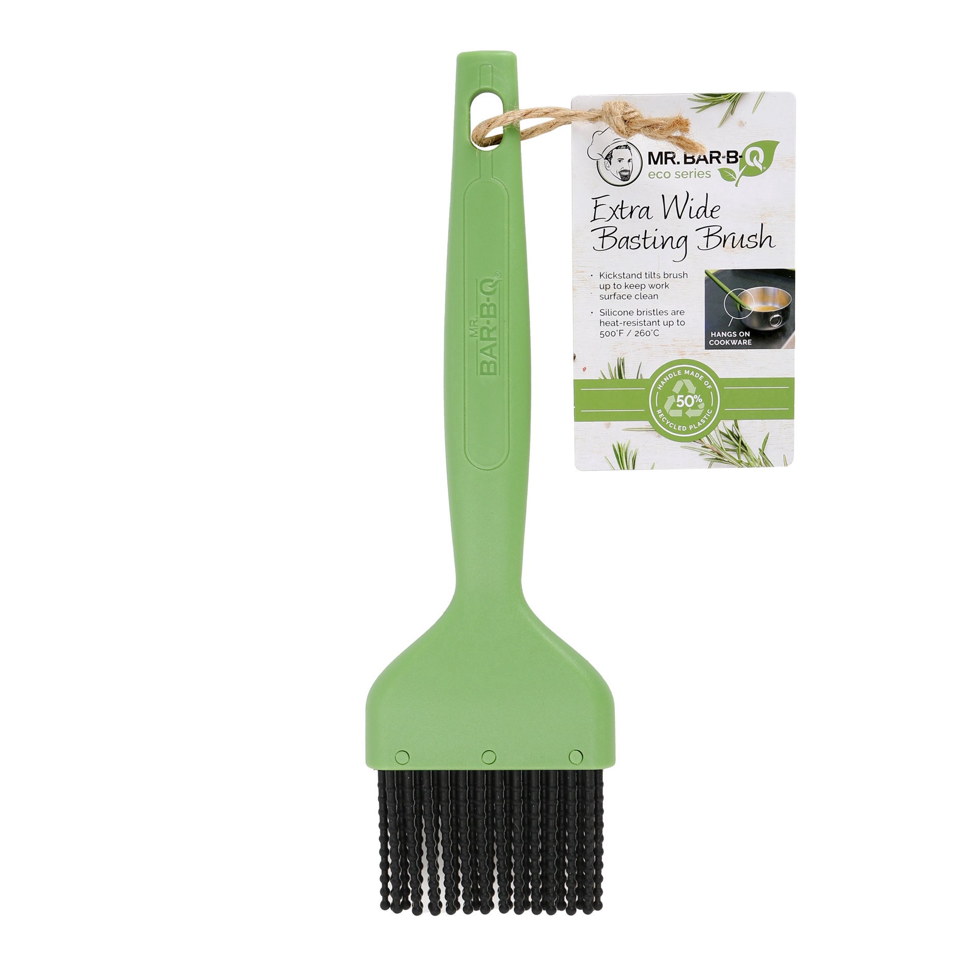 slide 1 of 1, Mr. Bar-B-Q Eco Series Extra Wide Basting Brush, 1 ct