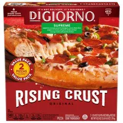 DiGiorno Supreme Frozen Pizza on a Rising Crust, 2 Count