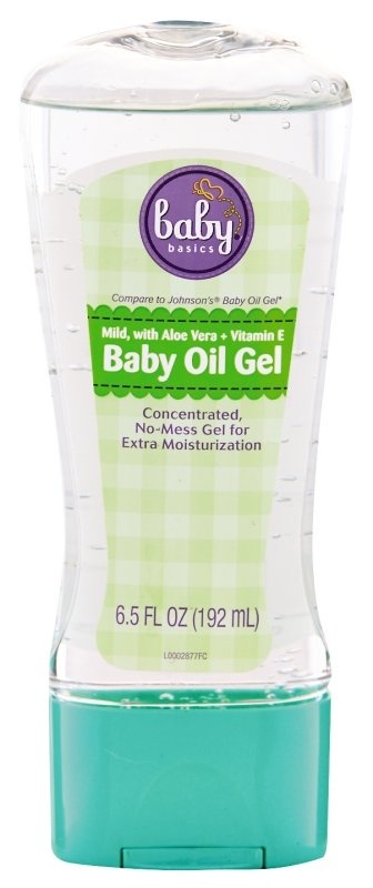slide 1 of 1, Baby Basics Baby Oil Gel, 6.5 fl oz