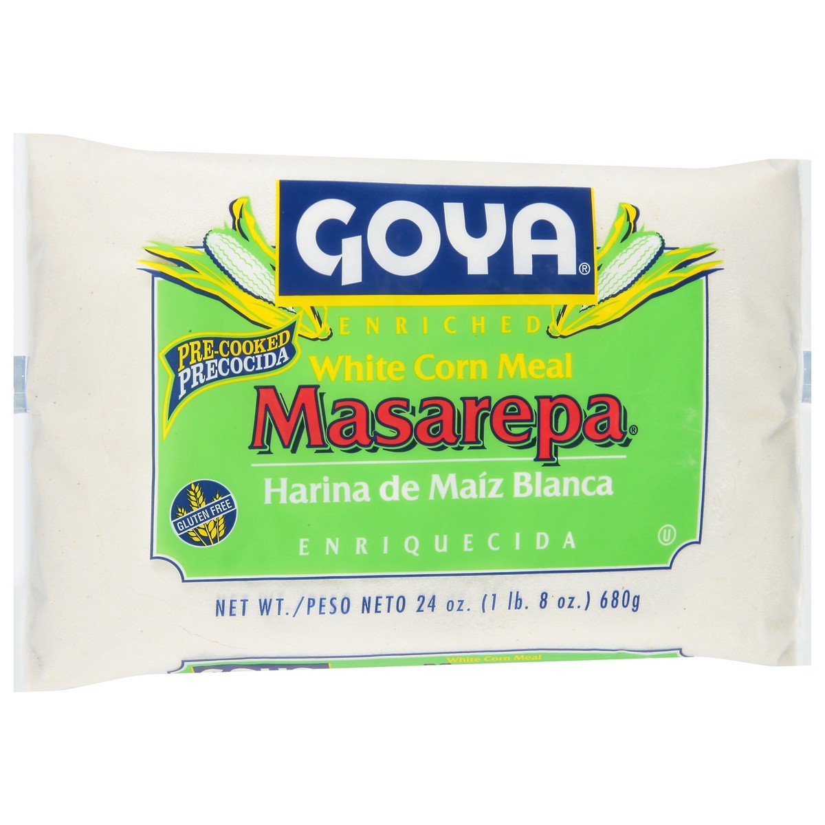 slide 4 of 12, Goya Masarepa White Enriched Corn Meal 24 oz, 24 oz