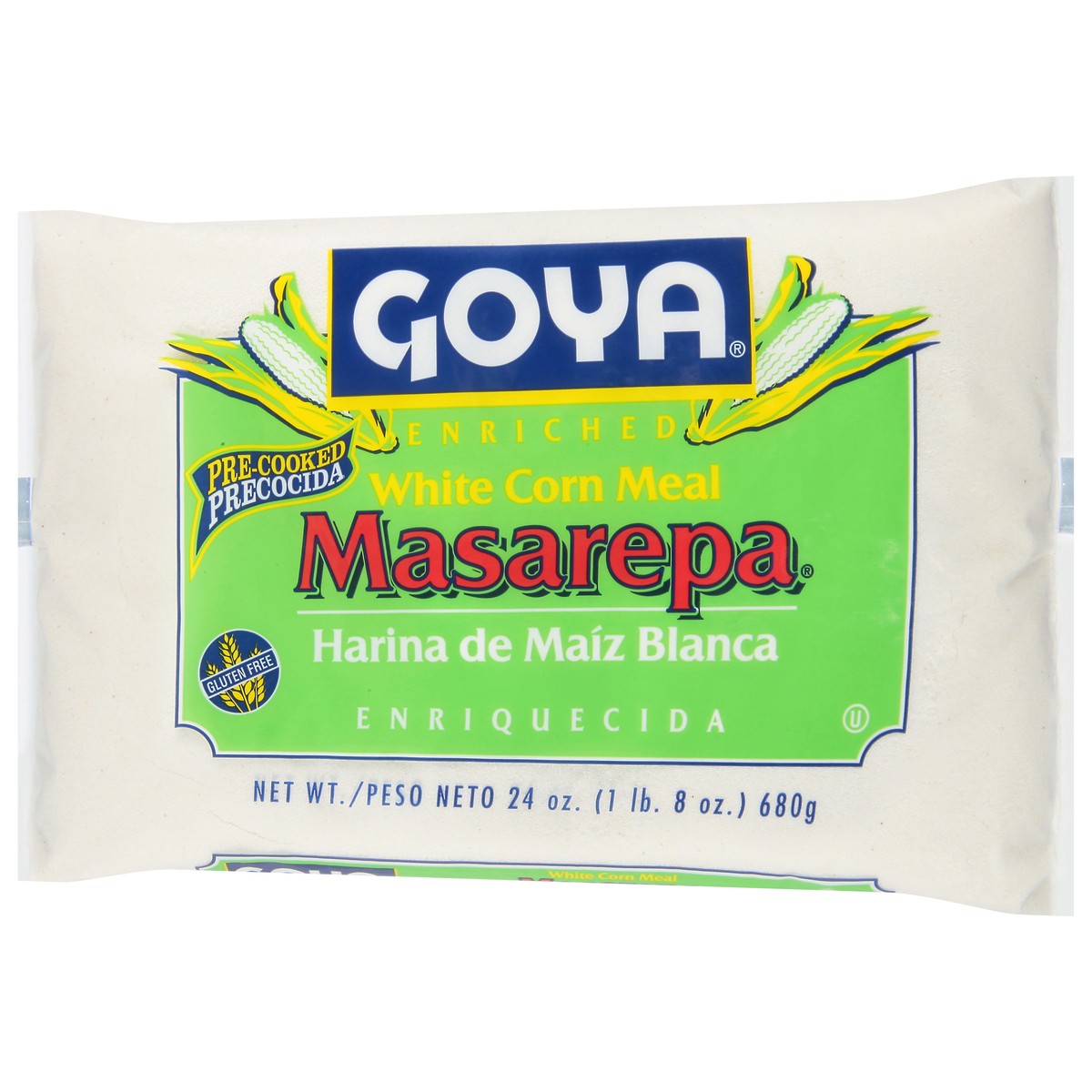 slide 5 of 12, Goya Masarepa White Enriched Corn Meal 24 oz, 24 oz