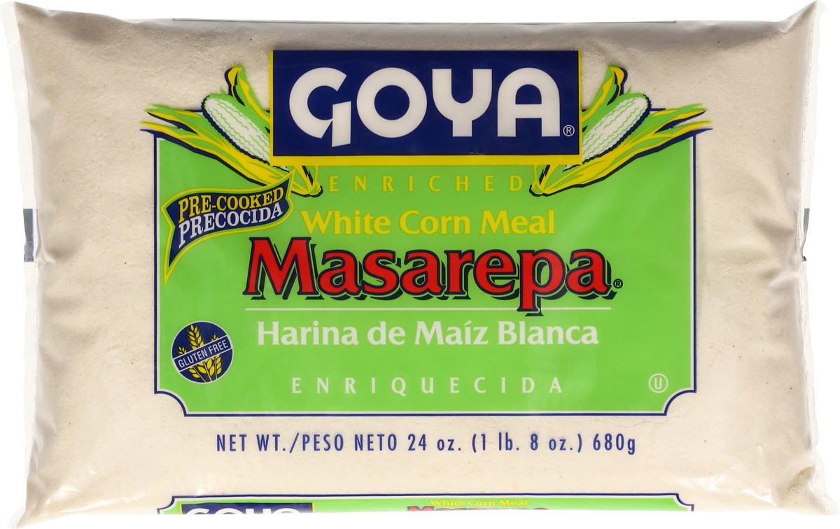 slide 7 of 12, Goya Masarepa White Enriched Corn Meal 24 oz, 24 oz