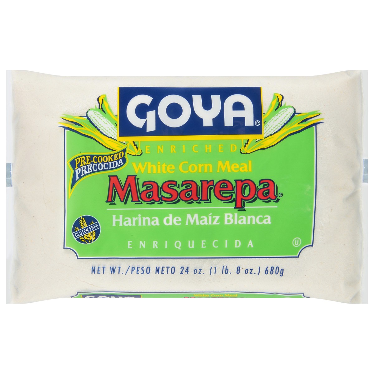 slide 1 of 12, Goya Masarepa White Enriched Corn Meal 24 oz, 24 oz