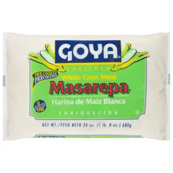 Goya Masarepa White Enriched Corn Meal 24 oz