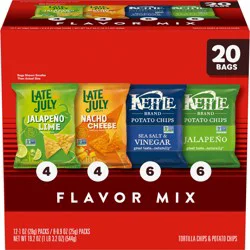 Kettle Brand Flavored Chip Mix Variety Pack