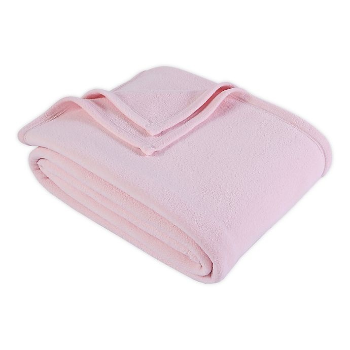 slide 1 of 1, Berkshire Blanket Original Microfleece Twin Blanket - Rose, 1 ct