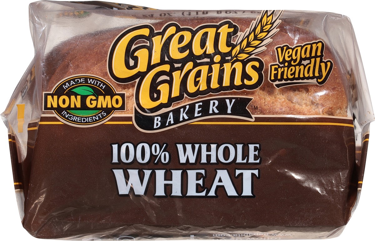 slide 10 of 12, Great Grains Bakery 100% Whole Wheat Bread 24 oz, 24 oz