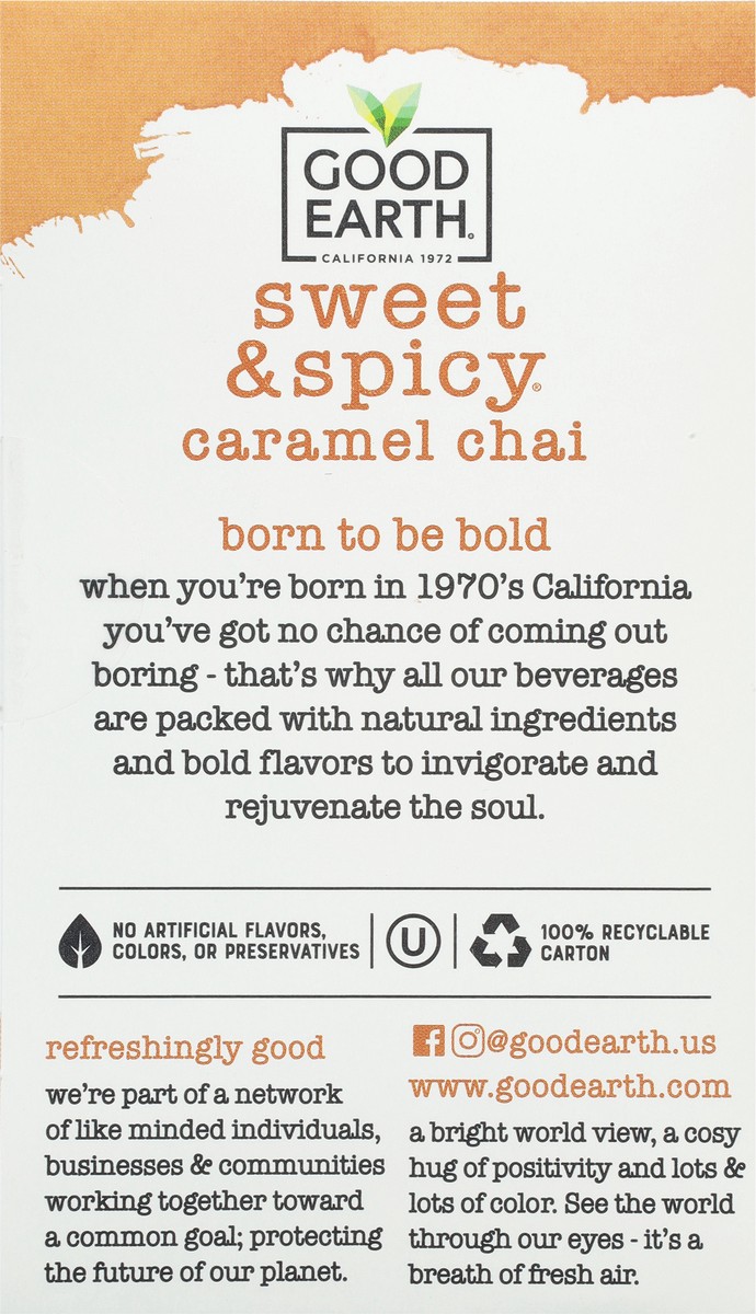 slide 4 of 11, Good Earth Chai Tea Wild Chaild - 18 ct, 18 ct