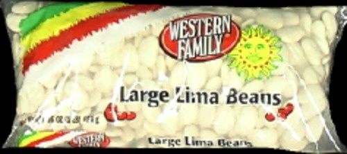 slide 1 of 1, Western Family Large Lima Beans, 16 oz