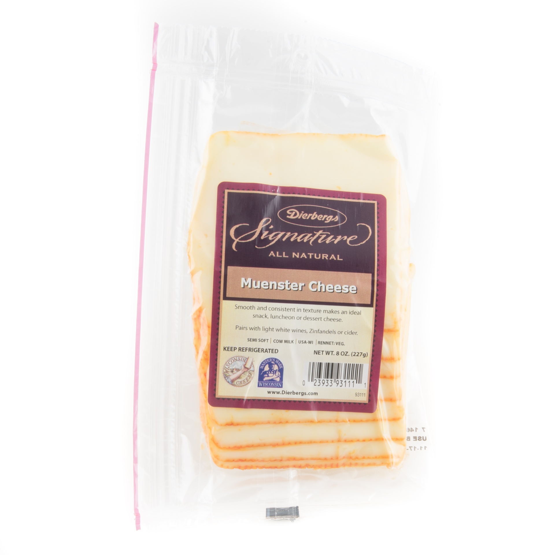 slide 1 of 1, Dierbergs Signature Muenster Slices, 8 oz