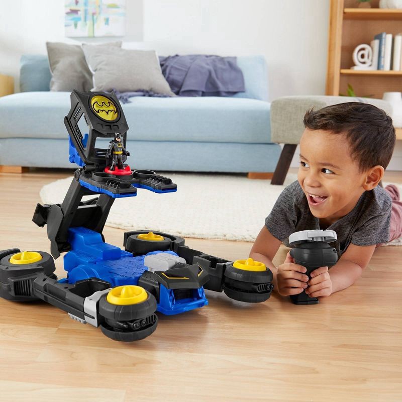 slide 2 of 6, Fisher-Price Imaginext DC Super Friends Batman and Transforming Batmobile RC Vehicle, 1 ct