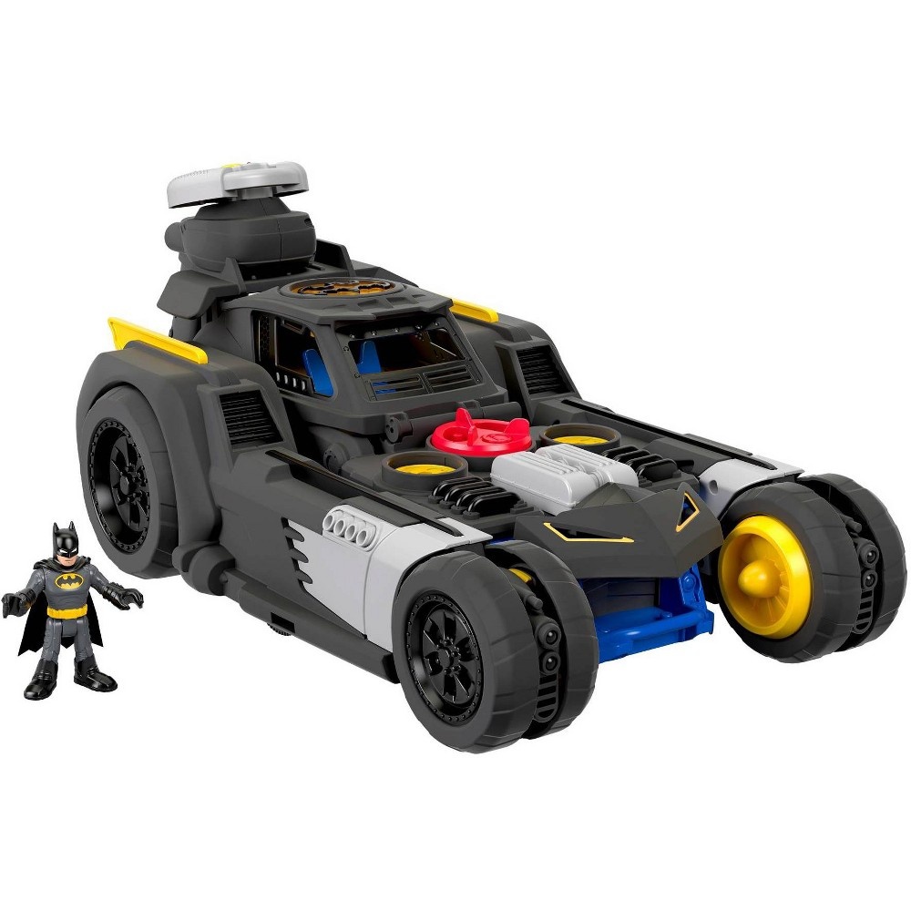 slide 2 of 12, Fisher-Price Imaginext DC Super Friends Transforming Batmobile RC Vehicle, 1 ct