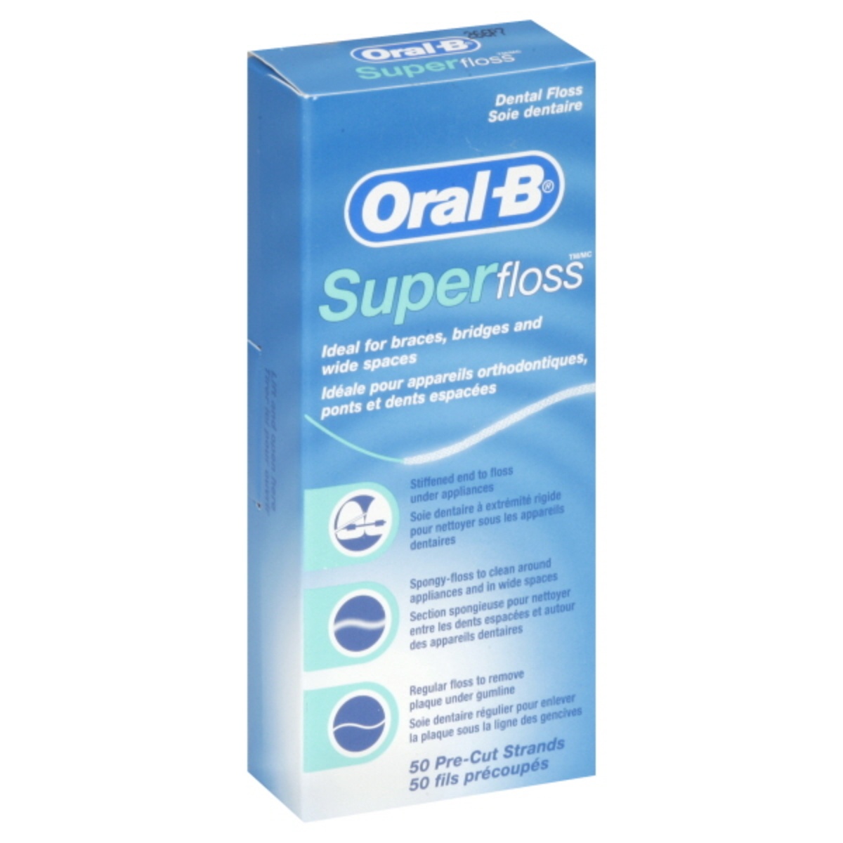 slide 1 of 1, Oral-B Dental Floss 50 ea, 50 ct