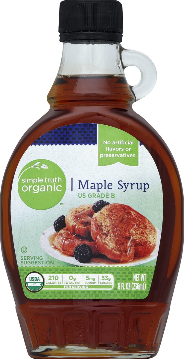 slide 1 of 3, Simple Truth Organic Maple Syrup 8 oz, 8 oz