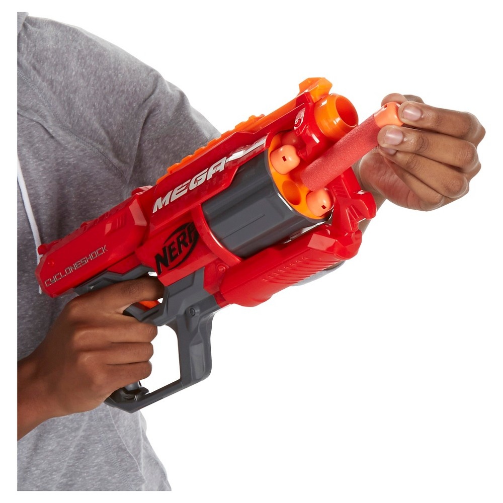 slide 4 of 4, Nerf N-Strike Elite Mega Cycloneshock Blaster, 1 ct