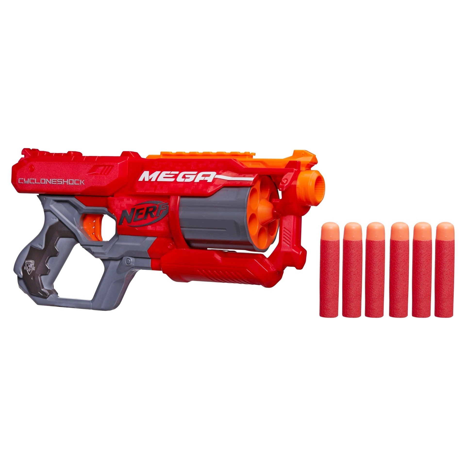 slide 1 of 4, Nerf N-Strike Elite Mega Cycloneshock Blaster, 1 ct