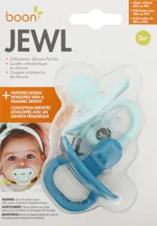 Boon Jewl 3+ Months Silicone Orthodontic Pacifiers 2 ea