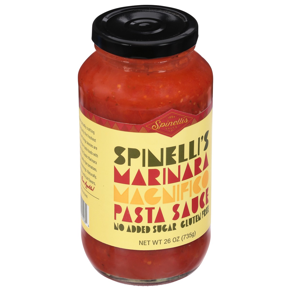 slide 4 of 12, Spinelli's Sauce Co. Marinara Magnifico Pasta Sauce 1 26 oz, 26 oz