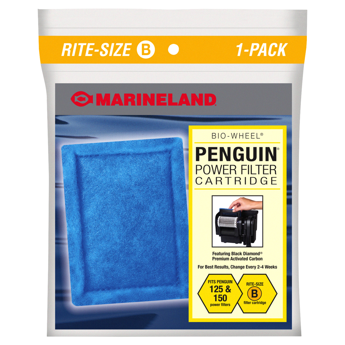 slide 1 of 1, Marineland Penguin Power Filter Cartridge, 6 ct