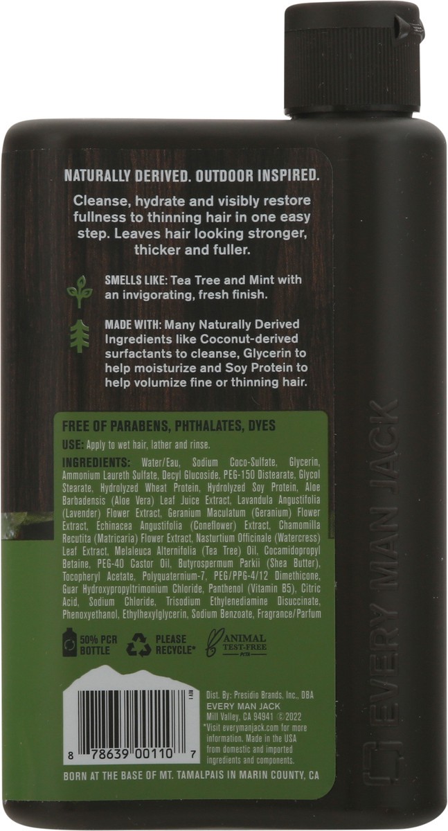 slide 5 of 9, Every Man Jack Thickening Tea Tree 2-in-1 Shampoo and Conditioner, 13.5 oz