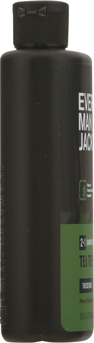 slide 2 of 9, Every Man Jack Thickening Tea Tree 2-in-1 Shampoo and Conditioner, 13.5 oz