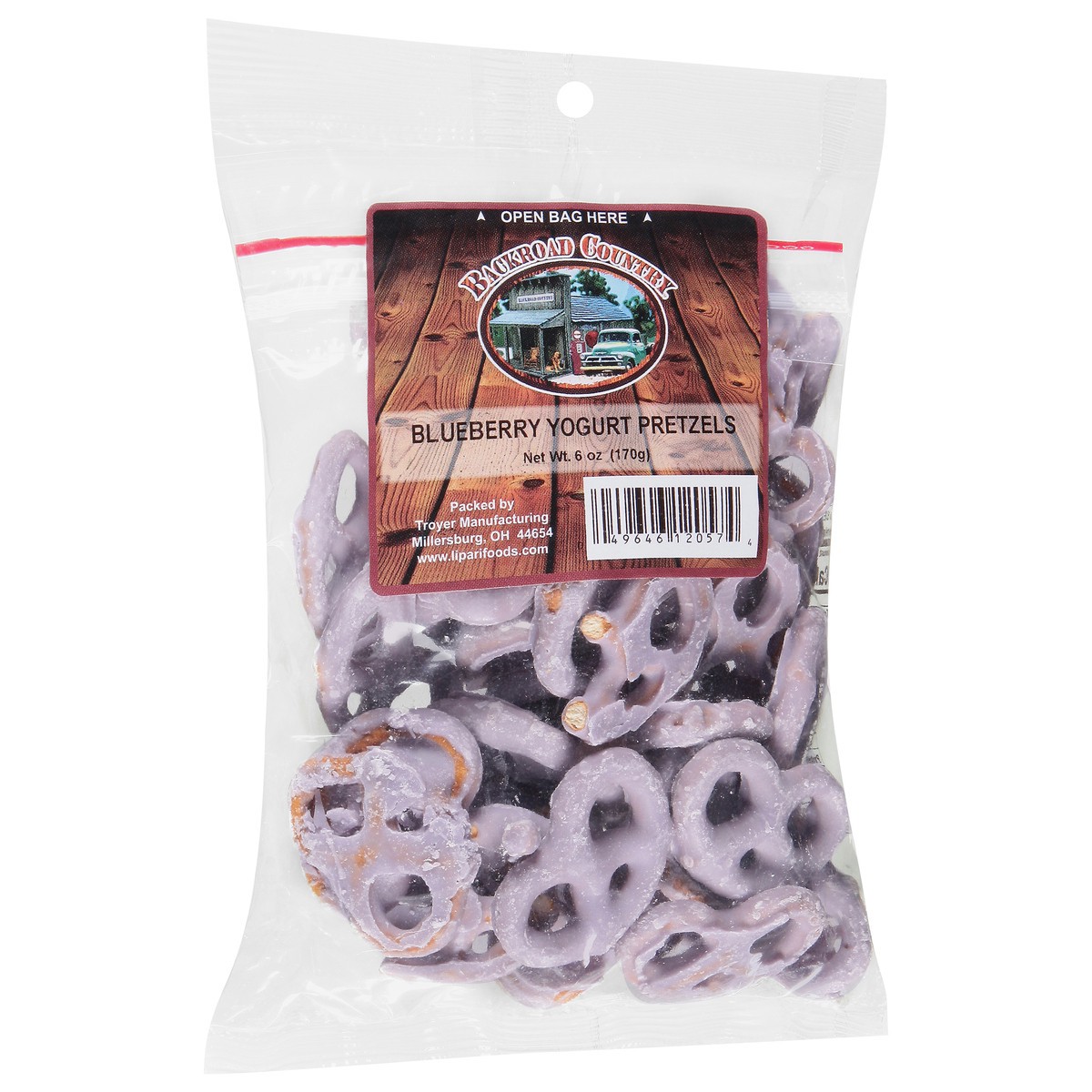 slide 9 of 14, Backroad Country Blueberry Yogurt Pretzels 6 oz, 6 oz
