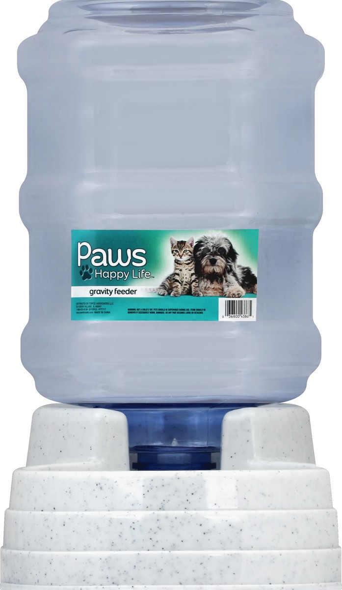 slide 5 of 6, Paws Happy Life Waterer, Gravity, 1 ct
