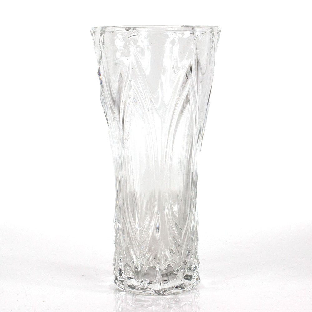 slide 1 of 1, Cbk Fancy Cut Glass Vase - Clear, 8.5 in