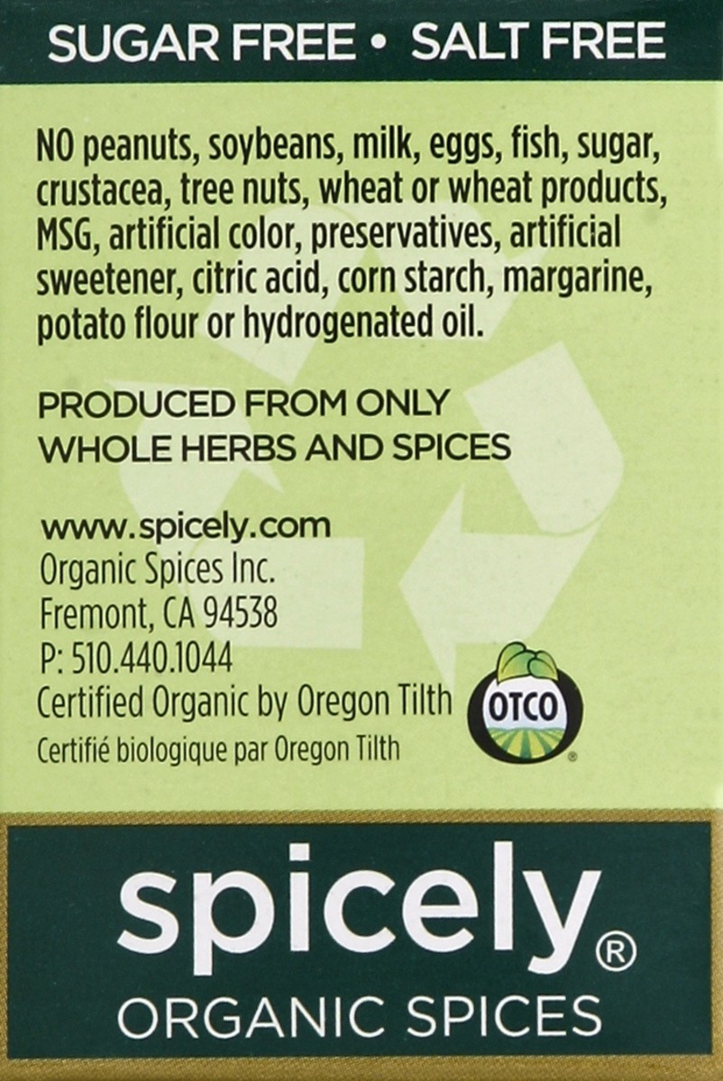 slide 3 of 4, Spicely Organic Spices Oregano 0.15 oz, 0.15 oz