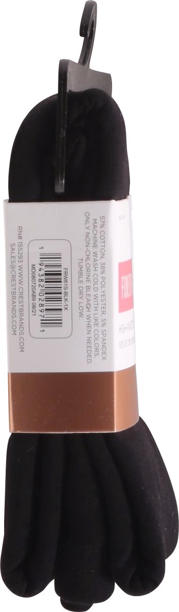 slide 8 of 9, Forsythia Ridge 1X Black Cotton Leggings 1 ea, 1 ct