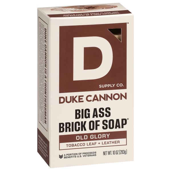 slide 1 of 1, Duke Cannon Old Glory Big Ass Brick of Soap 10 oz, 10 oz