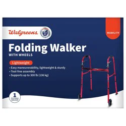 Walgreens Walker with Folding Wheels