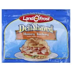 Land O' Frost DeliShaved Honey Turkey 9 oz