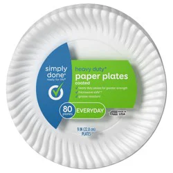 Simply Done White Paper Plates