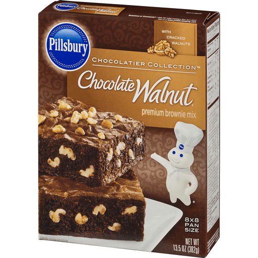 Pillsbury Chocolate Walnut Premium Brownie Mix 13 5 Oz Shipt