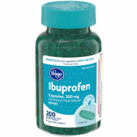slide 1 of 1, Kroger Ibuprofen Pain Reliever / Fever Reducer, 200 ct