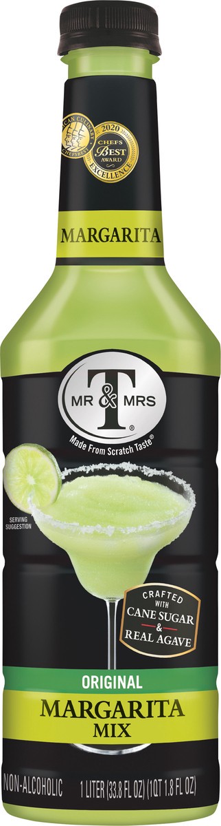 slide 4 of 7, Mr & Mrs T Margarita Mix, 1 L bottle, 33.8 fl oz