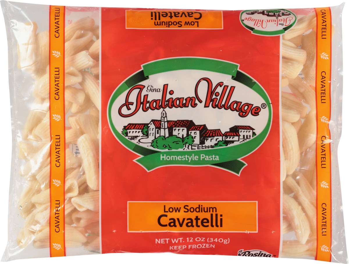 slide 5 of 9, Italian Village Low Sodium Cavatelli 12 oz, 12 oz