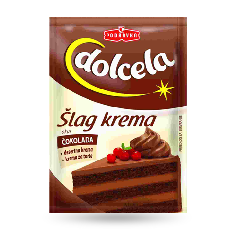 slide 1 of 1, Podravka Cream Choc Dolcela Slag, 60 gram