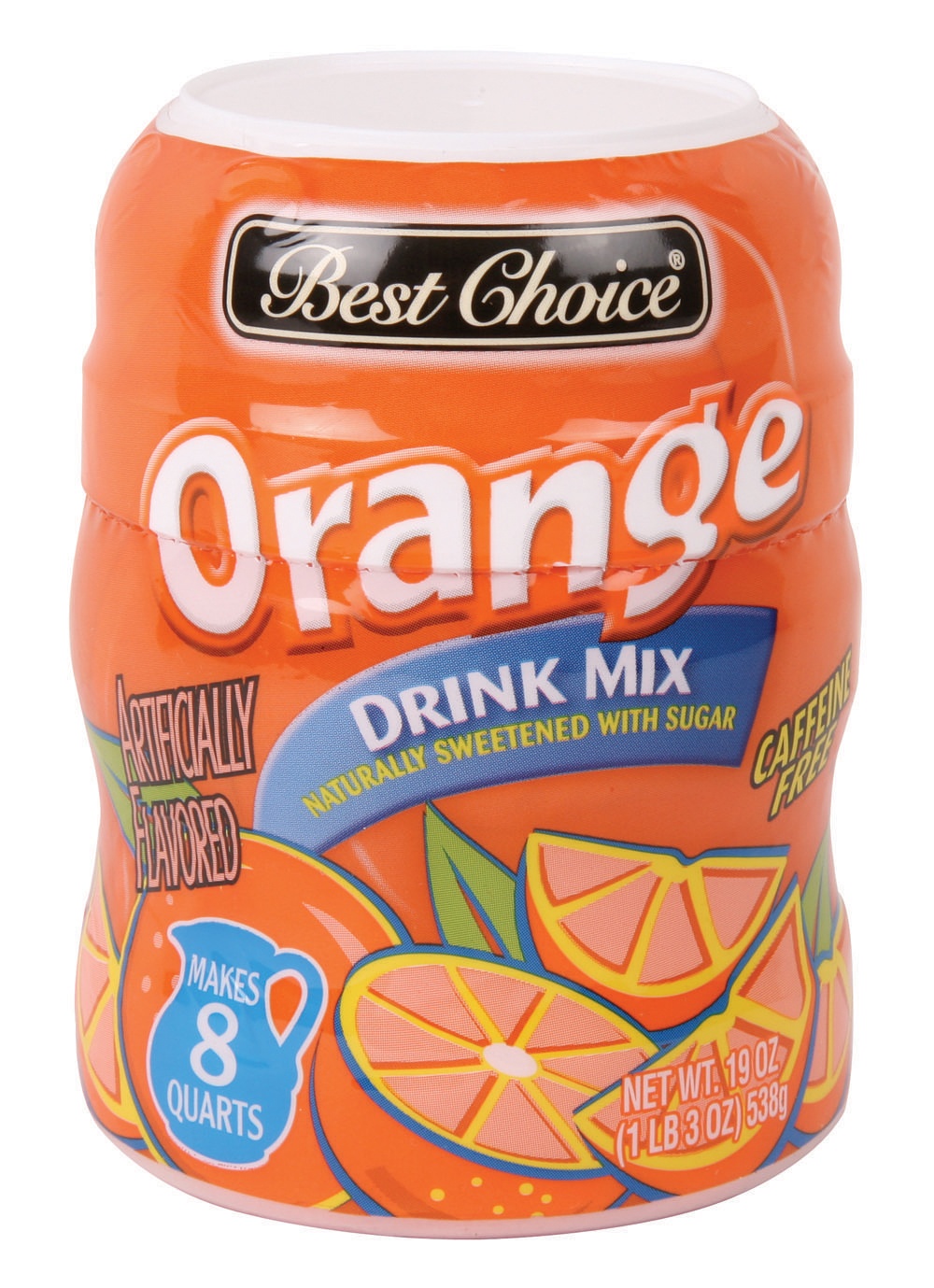 slide 1 of 1, Best Choice Sweet Orange Drink Mix, 8 qt