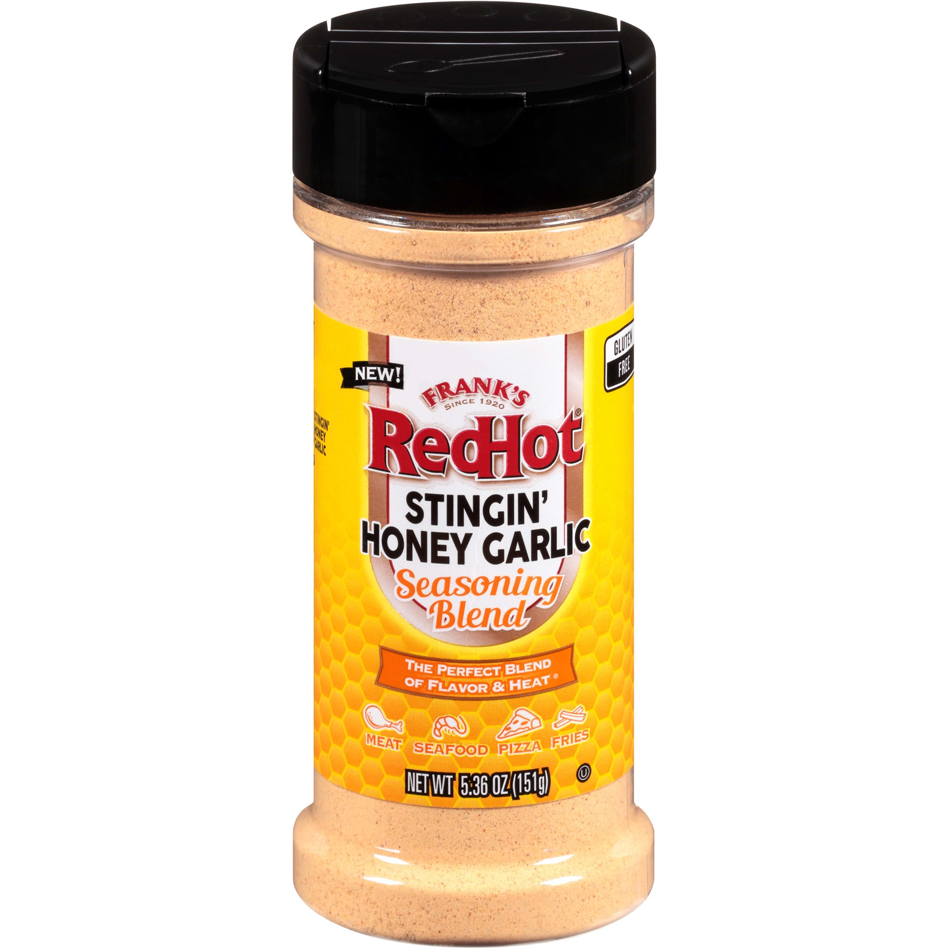 slide 1 of 7, Frank's RedHot Stingin' Honey Garlic Seasoning Blend, 5.36 oz