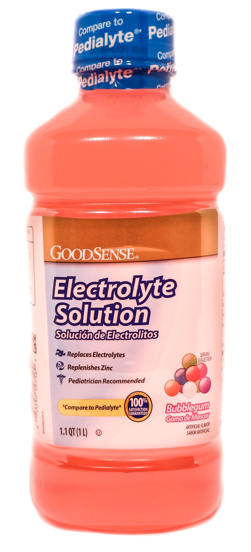 slide 1 of 1, Good Sense Bubblegum Electrolyte Solution, 1 liter