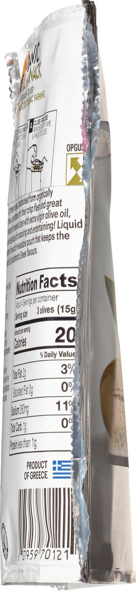 slide 12 of 12, Gaea Organic Pitted Green Olive Snack - 2.3 oz, 2.3 oz