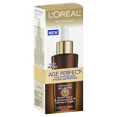 slide 1 of 1, L'Oréal Paris Age Perfect Hydra Nutrition Advanced Skin Repair Daily Serum For Dry To Very Dry Skin, 1 oz