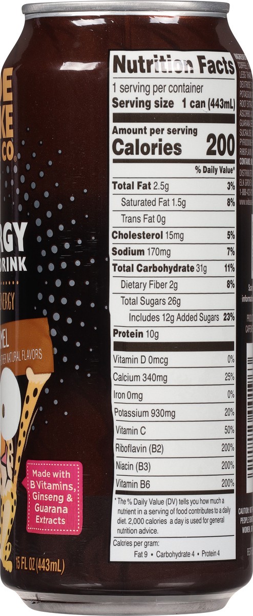 slide 8 of 9, Wide Awake Coffee Co. Energy Caramel Coffee Drink - 15 fl oz, 15 fl oz
