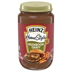 Heinz HomeStyle Mushroom Gravy, 12 oz Jar
