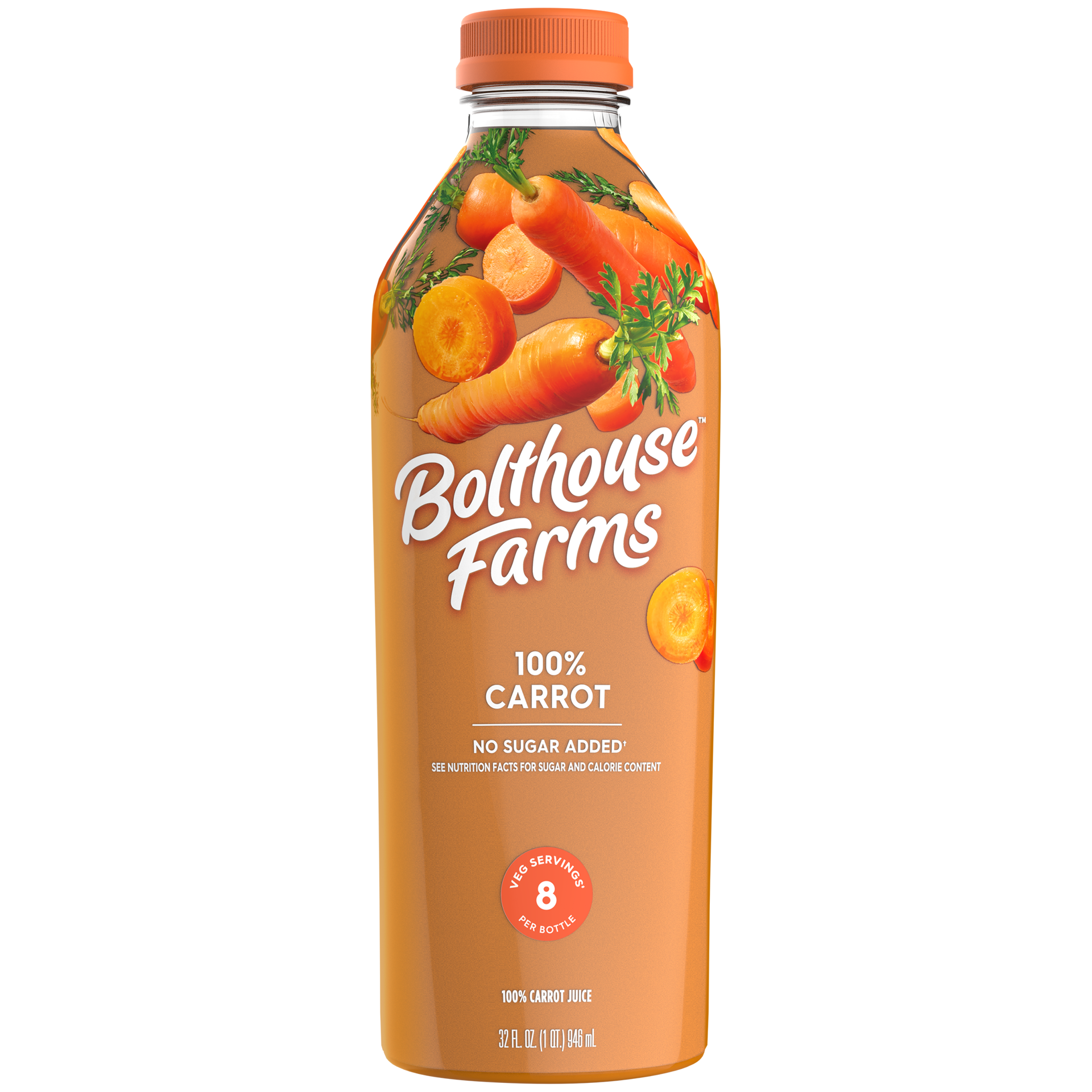 slide 1 of 5, Bolthouse Farms Bolthouse Carrot 100% Juice, 32 fl oz