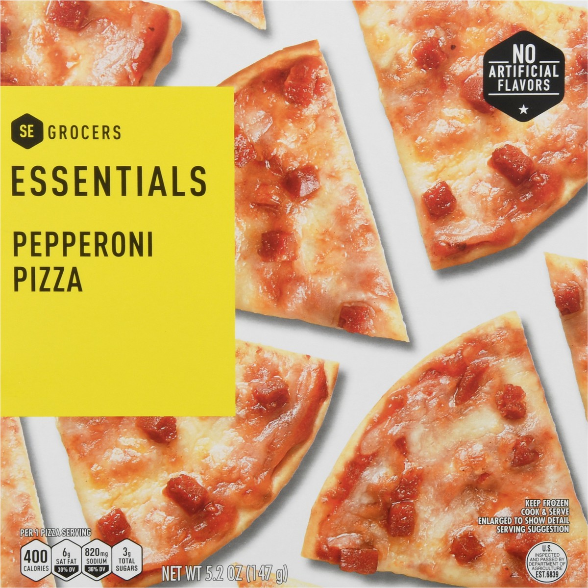 slide 1 of 9, Essentials Pizza Pepperoni, 5.2 oz