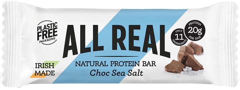 slide 1 of 1, All Real Choc Sea Salt Protein Bar, 2.1 oz